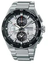 Bild von Seiko SSH153J1 Astron GPS Solar Herrenarmbanduhr Titan/Grau