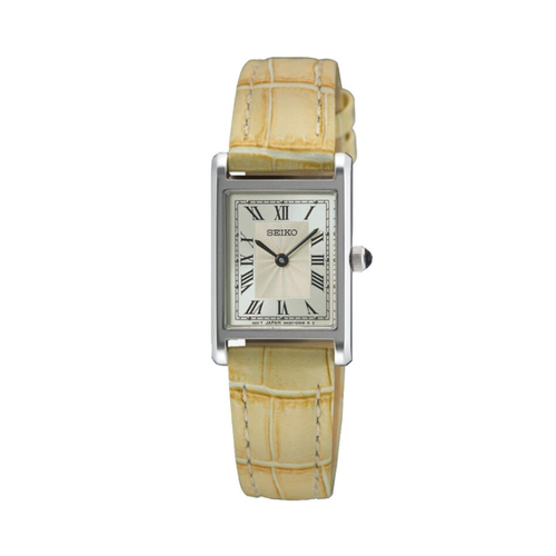 Bild von Elegante Damenuhr Classic in Silber und Beige