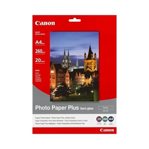 Bild von Canon Photo Paper Plus SG-201, A4, 20 Blatt