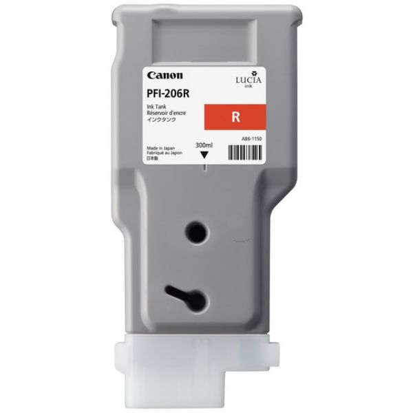 Bild von Canon PFI-206 R - Rot - Original - Tintenbehälter - für imagePROGRAF iPF6400, iPF6400SE, IPF6450 (5309B001AA)