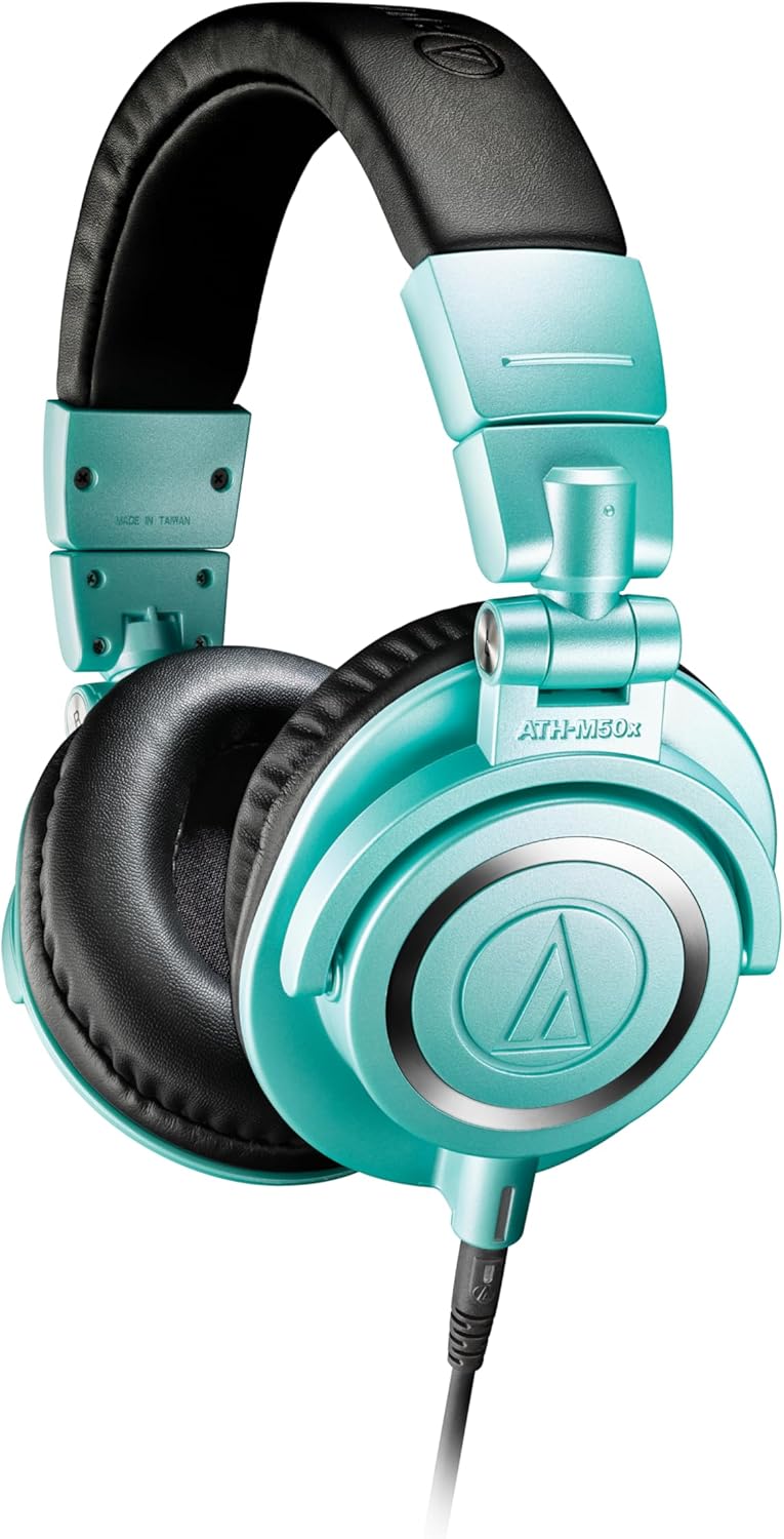 Bild von Audio-Technica M50xIB Kabelgebundener Kopfhörer als Limited Edition Eisblau