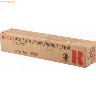 Bild von Ricoh Type 245 (HY) - Hohe Ergiebigkeit - Schwarz - Original - Tonerpatrone - für Gestetner SP C410, SP C411, NRG SP C411, SP C420, Rex Rotary SP C410, SP C411, SP C420 (888312)