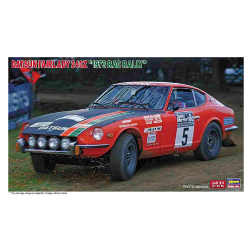 Bild von Hasegawa 1:24 Datsun Fairlady 240Z-1973 RAC Rally Modellbausatz