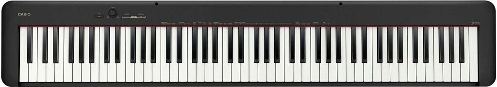 Bild von Casio CDP-S110BK Digitalpiano mit 88 gewichteten Tasten, schwarz