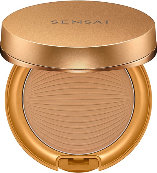 Bild von Sensai Silky Bronze Natural Veil Compact das pudrige Kompakt-Make-up für klare und glatte Haut Farbton SC04 Dark 8,5 g