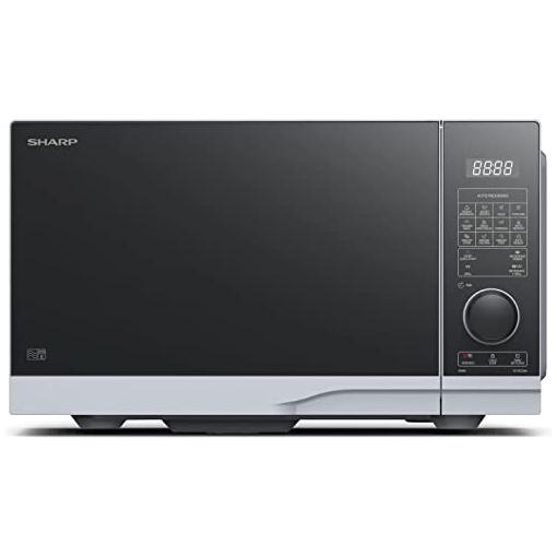Bild von SHARP Mikrowelle YC-PG254AE-S, silber, 25 L, 10-Stufen, 900 W
