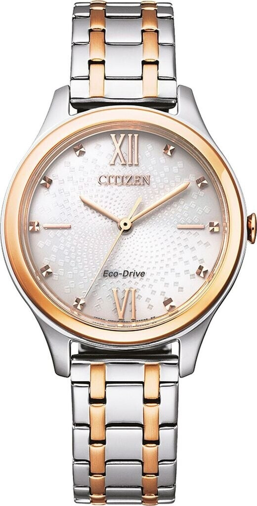 Bild von Citizen Solaruhr »EM0506-77A«, Armbanduhr, Damenuhr, analog, Edelstahlarmband