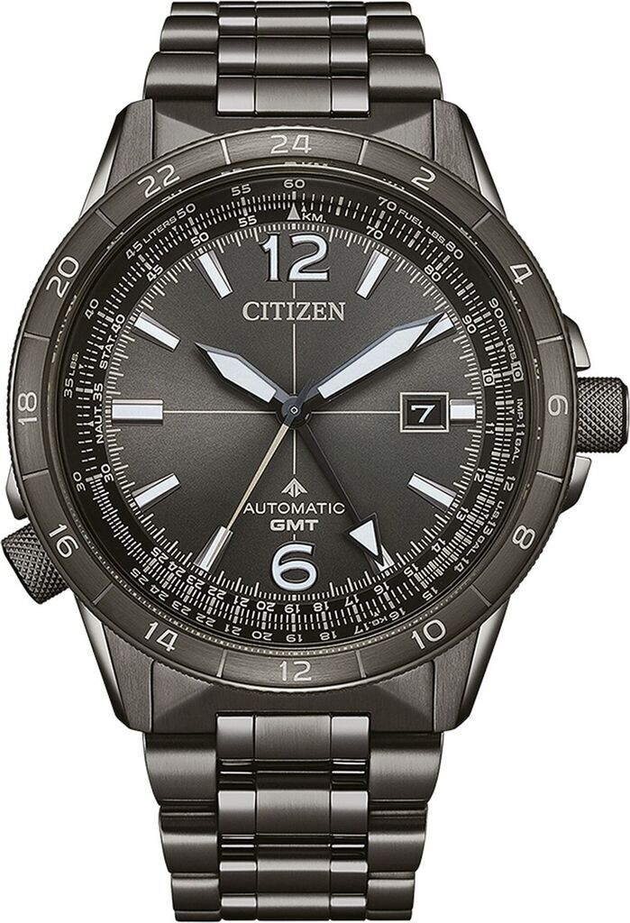 Bild von Citizen Automatikuhr »Promaster Mechanical GMT«, Armbanduhr, Herrenuhr, Edelstahlarmband, bis 20 bar wasserdicht