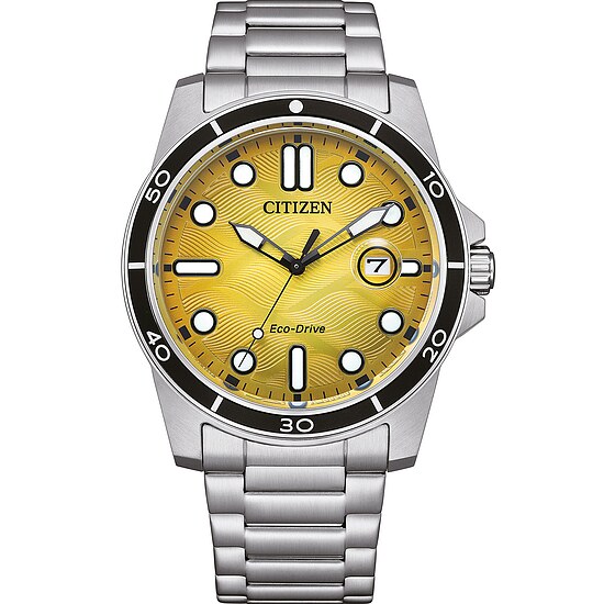 Bild von Citizen Solaruhr »AW1816-89X«, Armbanduhr, Herrenuhr, Edelstahlarmband, bis 10 bar wasserdicht, Datum