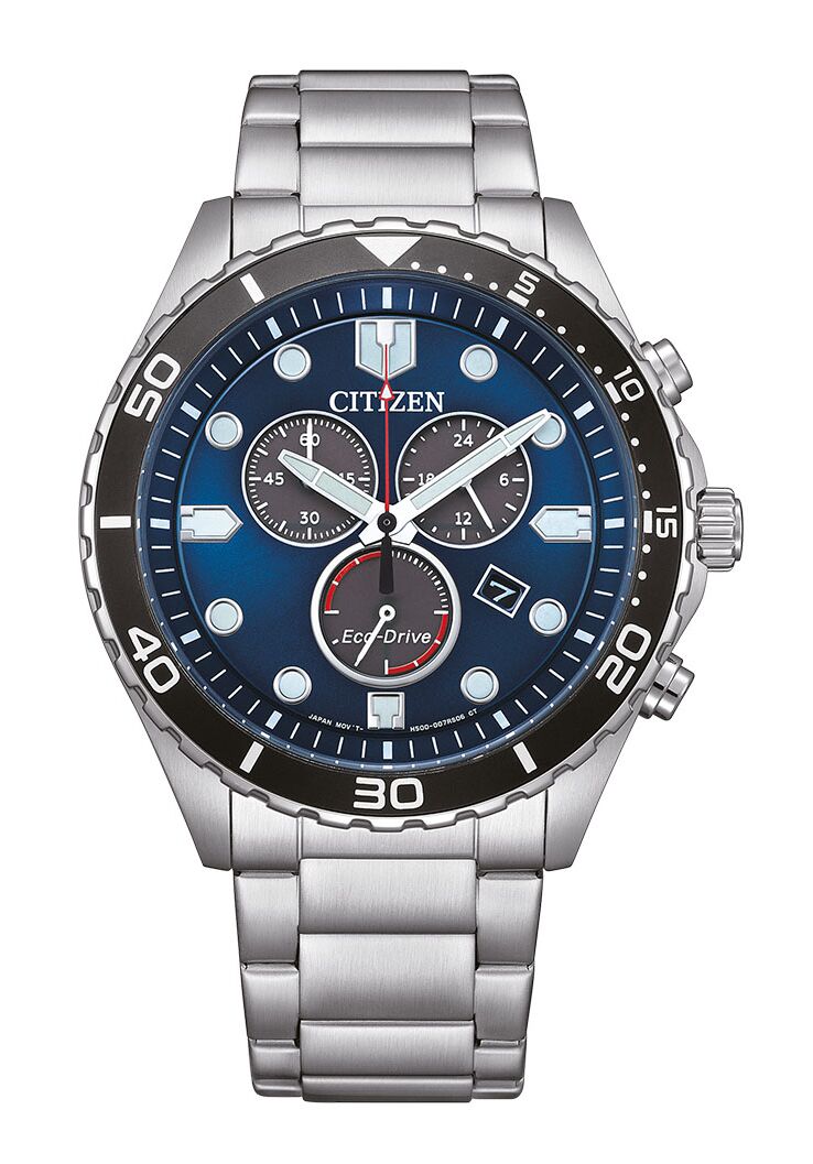 Bild von Citizen Chronograph »AT2560-84L«, Armbanduhr, Herrenuhr, Solar, Stoppfunktion, Edelstahlarmband