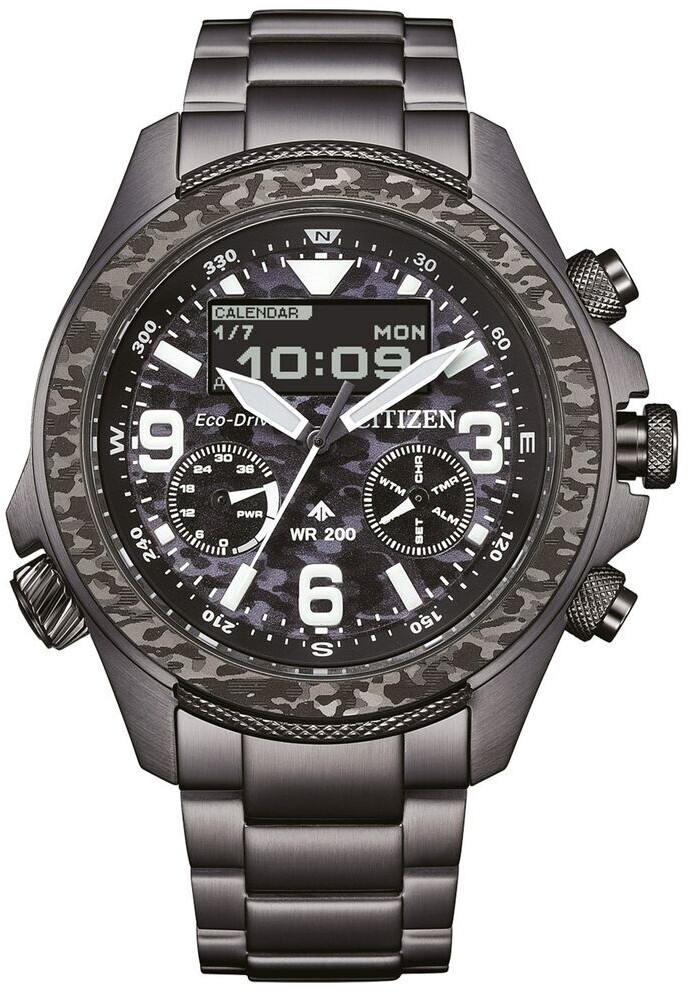 Bild von Citizen JV1008-63E Promaster Eco-Drive Solar Herrenuhr AnaDigi Schwarz LE