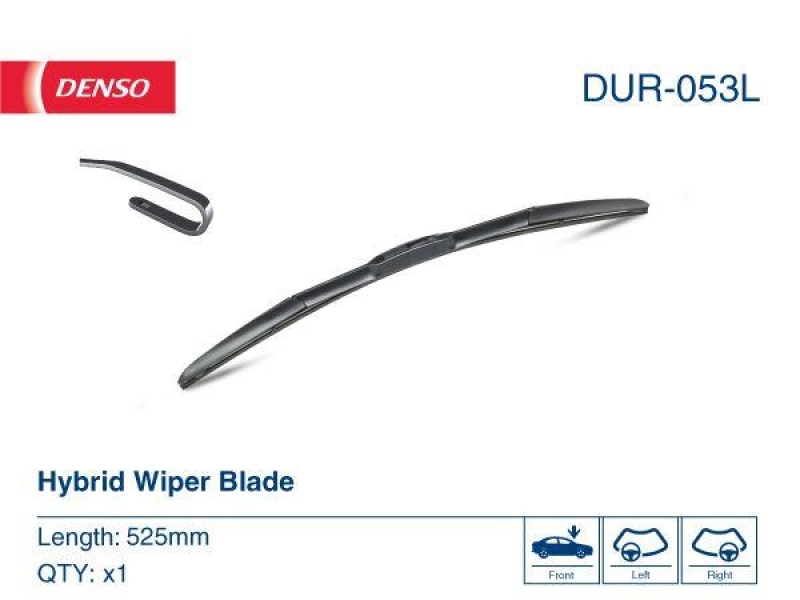 Bild von DENSO Scheibenwischer 525mm DUR-053L Wischblatt,Wischerblätter VW,AUDI,MERCEDES-BENZ,Golf IV Schrägheck (1J1),GOLF III (1H1),Golf IV Variant (1J5)