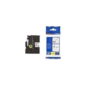 Bild von Brother TZFX241 - Laminiertes Band - Schwarz auf Weiß - Rolle (1,8 cm x 8 m) (TZFX241)
