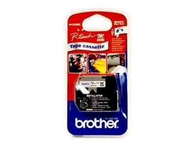 Bild von Brother MK233 - Druckerband - blau auf weiß - Rolle (1,2 cm x 8 m) - 1 Stck. - für P-Touch PT-55, PT-55P, PT-65, PT-75,