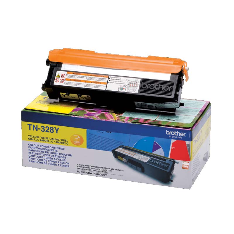 Bild von Brother Toner TN328Y 6.000Seiten gelb