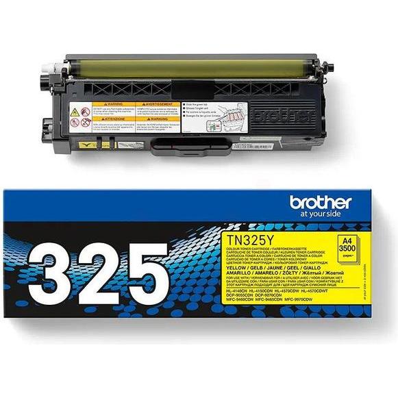 Bild von Brother Brother TN325Y Toner gelb 3.500 Seiten ISO/IEC 19798 Gelb (Y), Toner