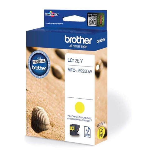 Bild von Original Brother LC12EY Tintenpatrone gelb