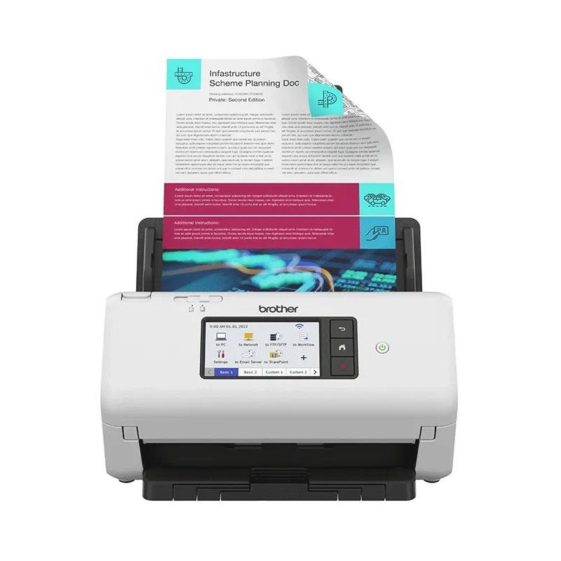 Bild von Brother ADS-4700W Dokumentenscanner Duplex ADF USB LAN WLAN ADS4700WRE1