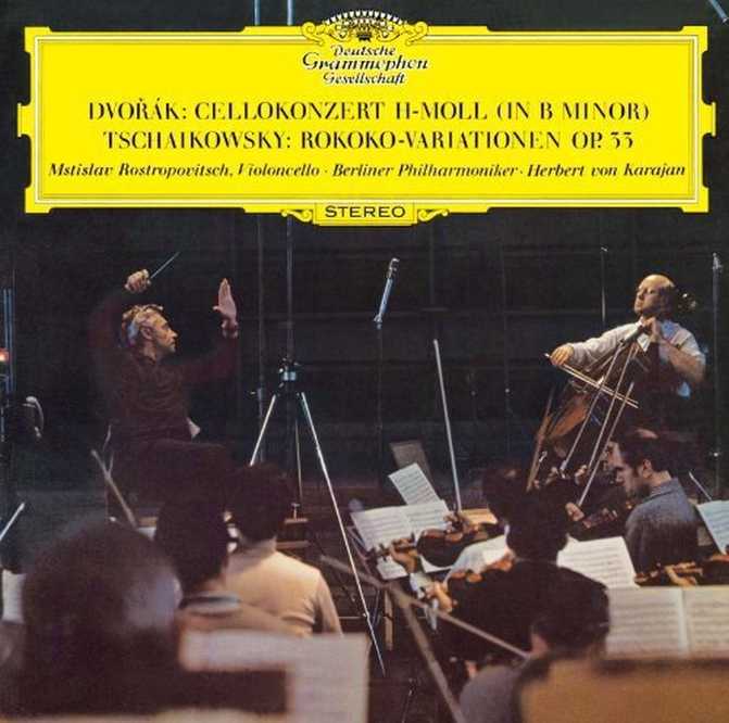 Bild von Herbert Von Karajan - Dvorak:Cello Concerto/Tchaikov