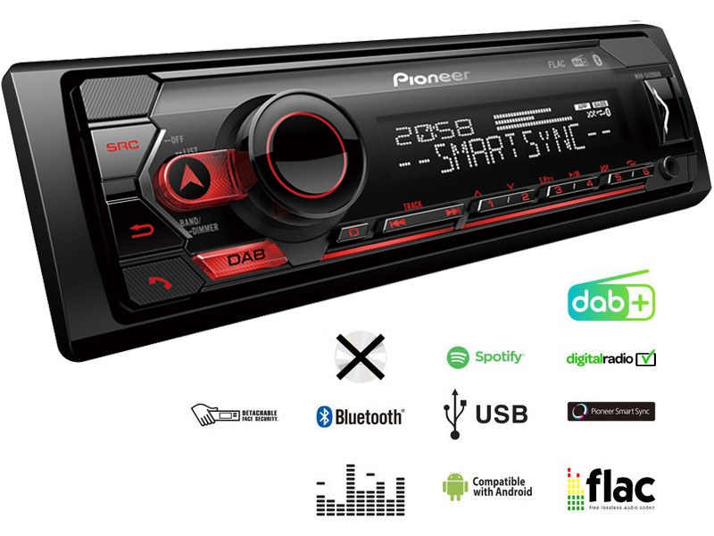 Bild von PIONEER MVH-S420DAB MVH-S420DAB Autoradio