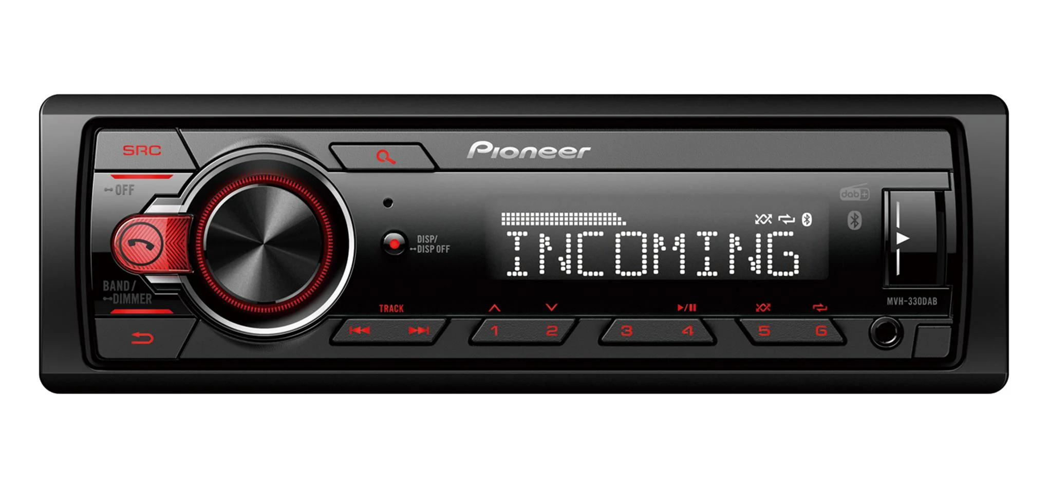 Bild von PIONEER MVH-330DAB Autoradio 1 DIN Android 12 MP3, WMA, WAV, FLAC