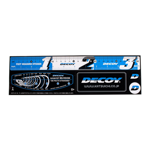 Bild von DECOY DA-7 Measure Sticker 30 - Praktischer Maßband-Aufkleber für Angler