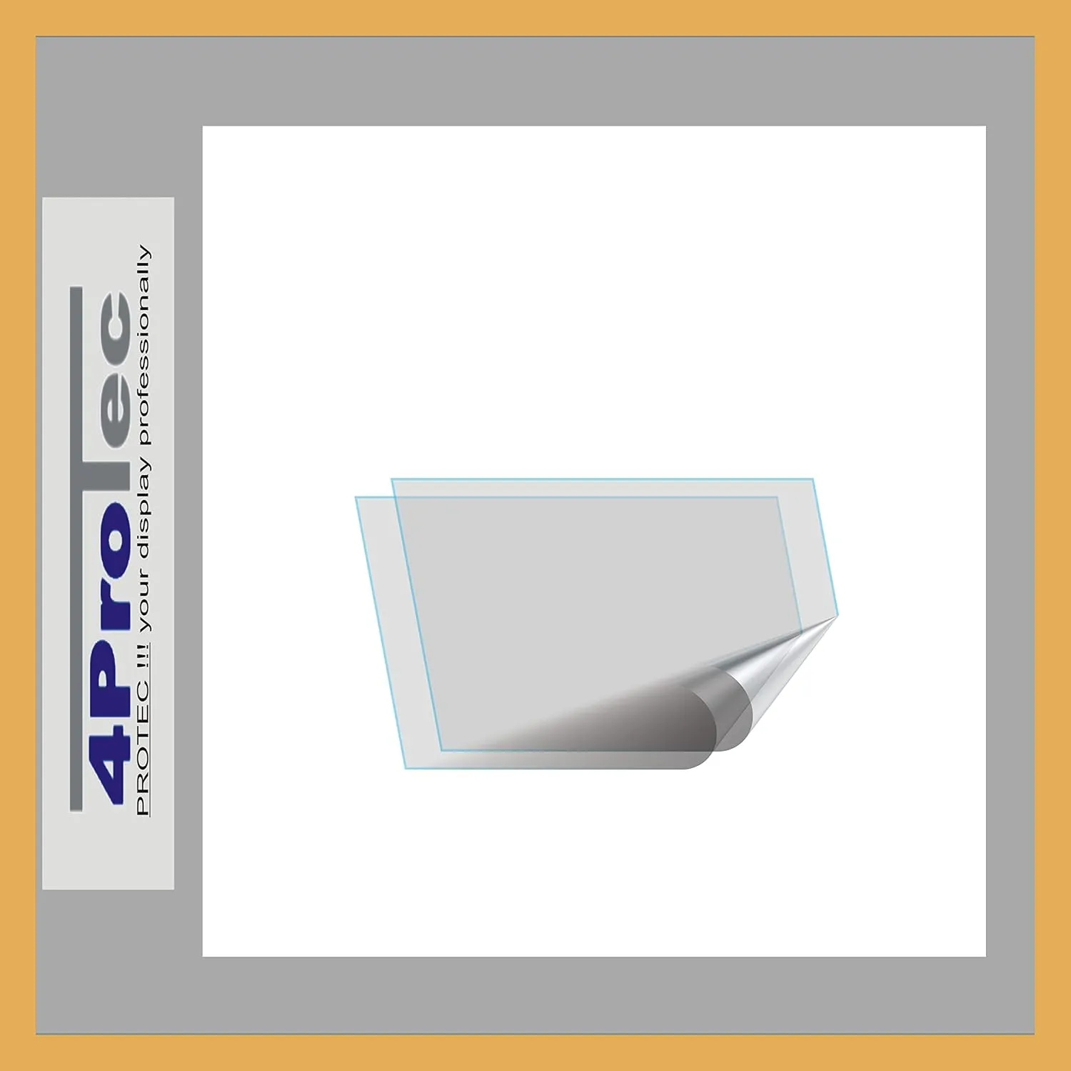 Bild von 4ProTec 2x klare Displayschutzfolie zum Zuschneiden in A4 Größe 297 x 210 mm