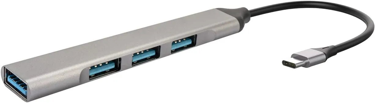 Bild von 4Smarts USB Kombi Hub in Spacegrau