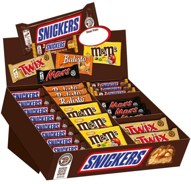 Bild von SNICKERS Topsellerbox Schokoriegel 72 St.