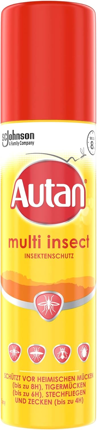 Bild von Autan Multi Insect Spray, Multi-Insektenschutz vor Mücken, Stechfliegen und Zecken, 100 ml