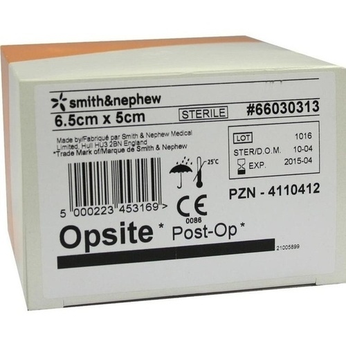 Bild von Opsite Post Op 6,5 X 5 cm 6 X 5 Verbände - Zur Wundversorgung.