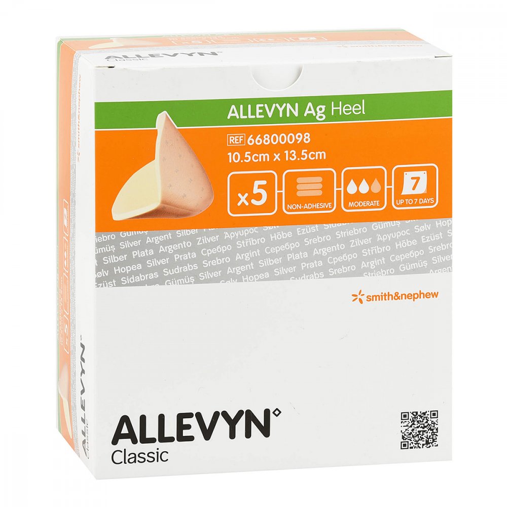 Bild von Allevyn AG Heel Schaumstoff Fersenverb.10,5x13,5cm - Bei Wunden
