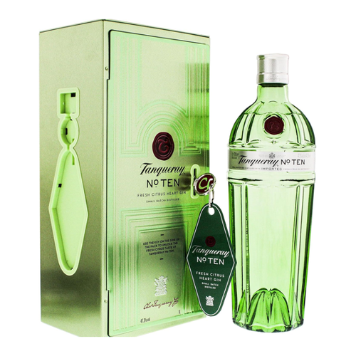 Bild von Tanqueray No.10 Gin im Metallsafe – 1 Liter Deutsche Review