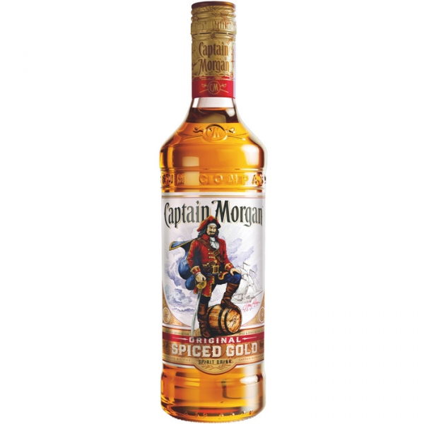 Bild von Captain Morgan Spiced Gold 35,0 % vol 0,7 Liter - Inhalt: 3 Flaschen