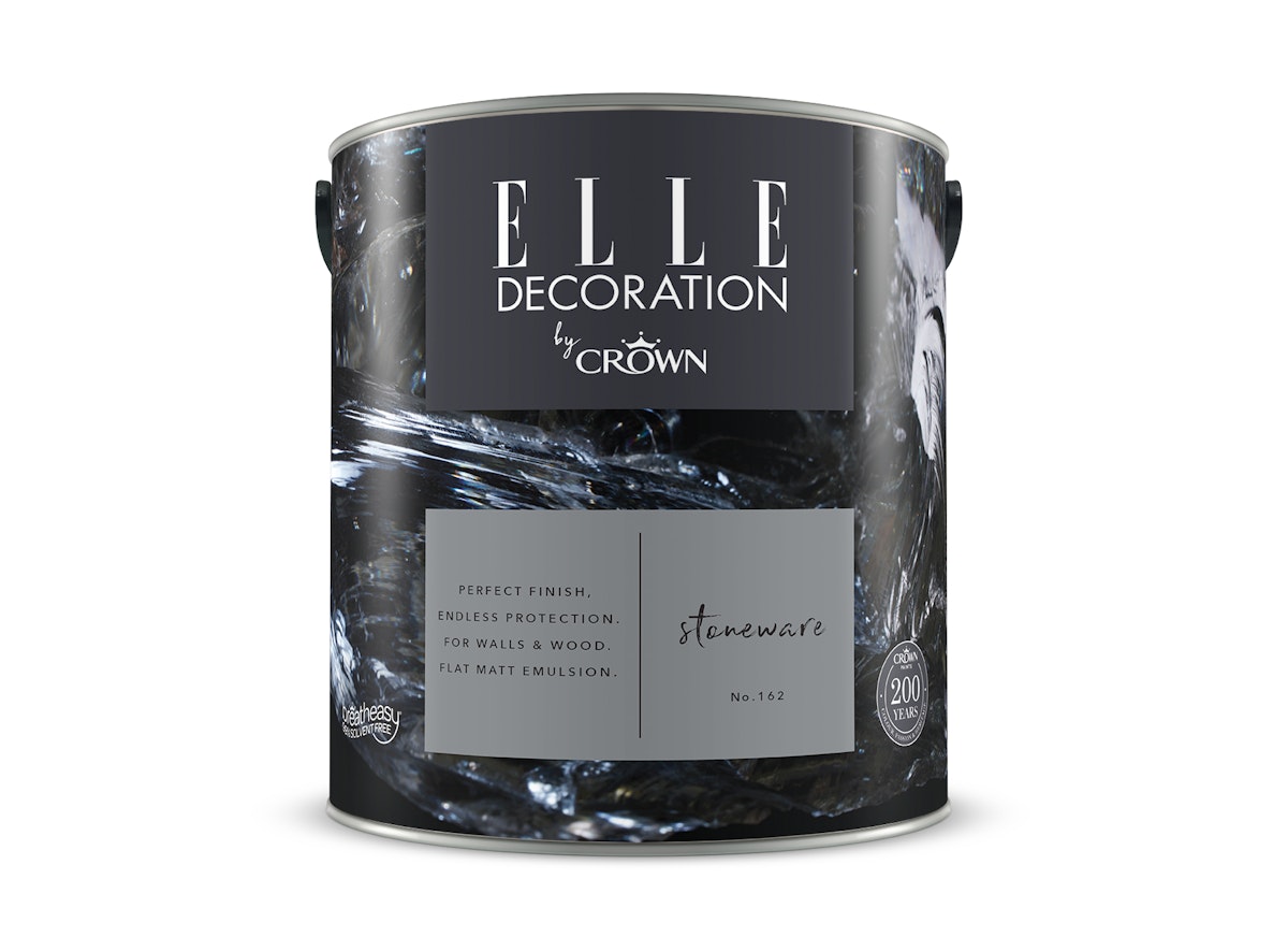 Bild von ELLE Decoration by Crown Premium Wandfarbe Matt Stoneware No.162  2,500L