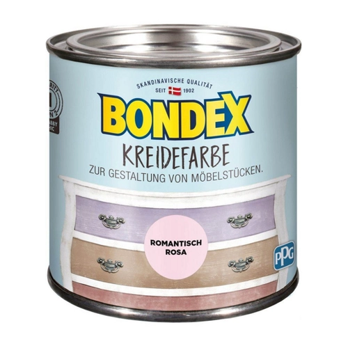 Bild von Bondex Kreidefarbe Romantisch Rosa - 0,5L