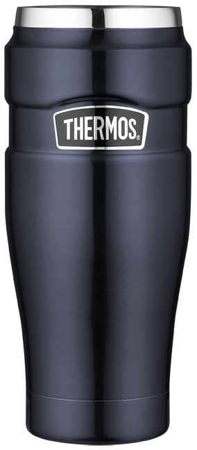 Bild von THERMOS Thermobecher Becher 0,47L Isolierbecher KFZ, Edelstahl, Auto Kaffee Camping Thermo Trinkbecher Edelstahl