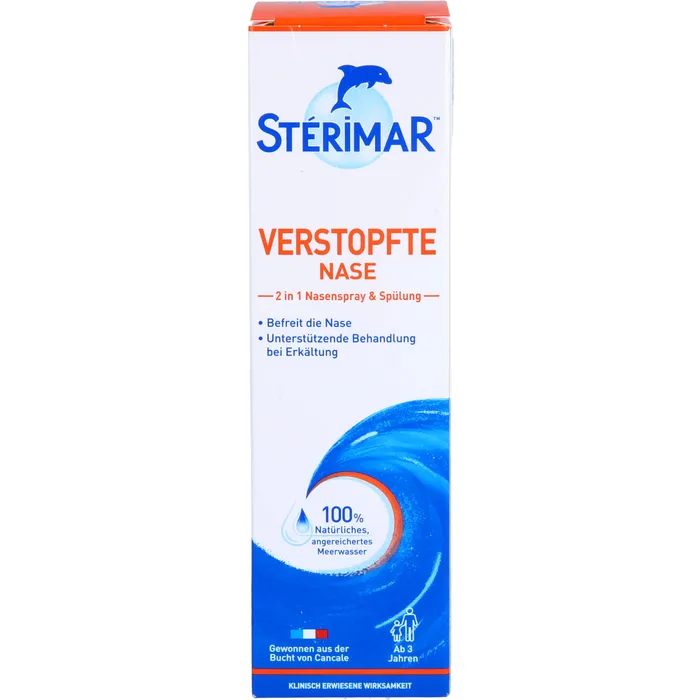 Bild von Stérimar Verstopfte Nase 2in1 Nasenspray & Spülung