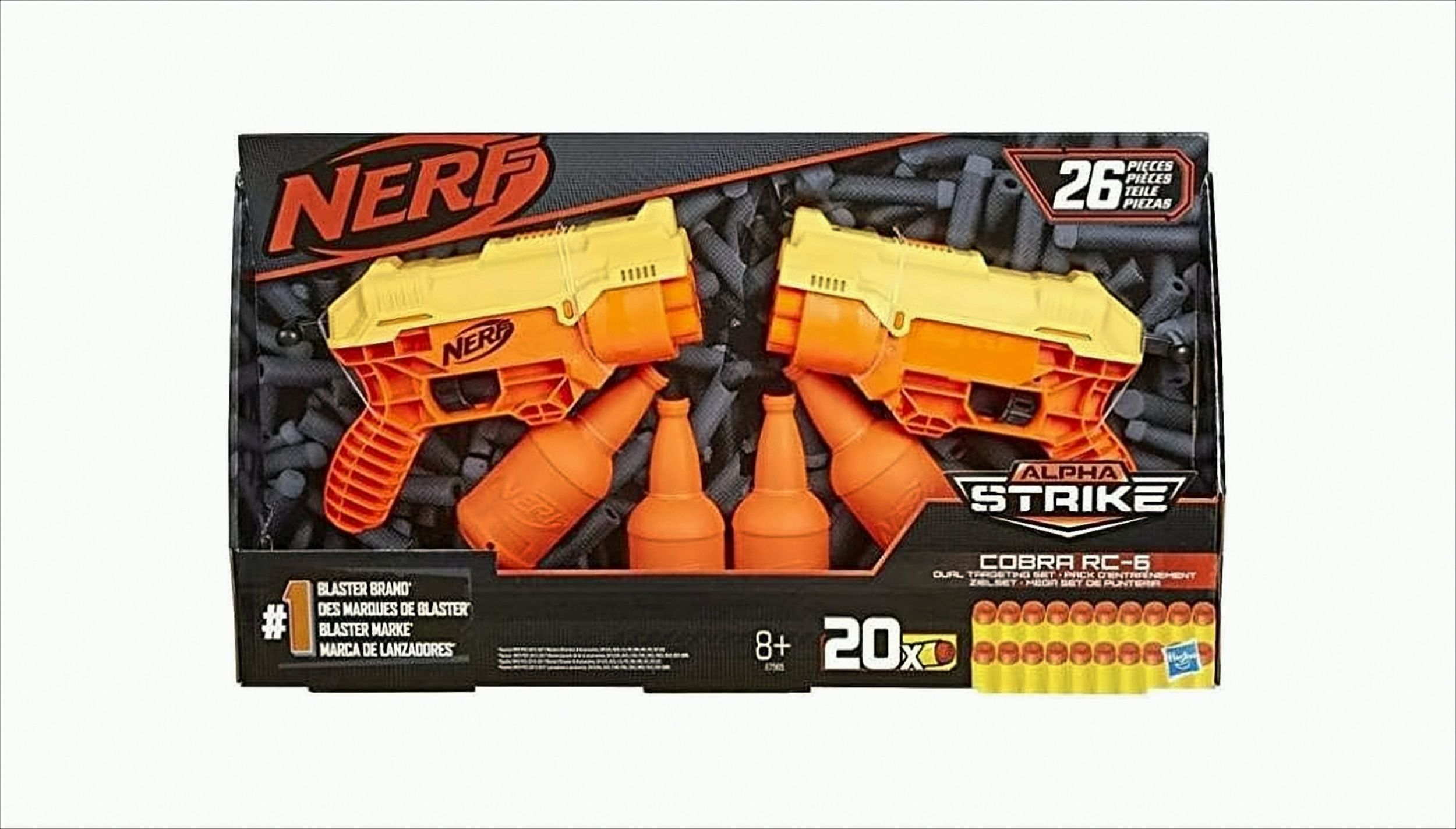 Bild von Nerf Alpha Strike Set 26-teiliges Cobra Dual Zielset