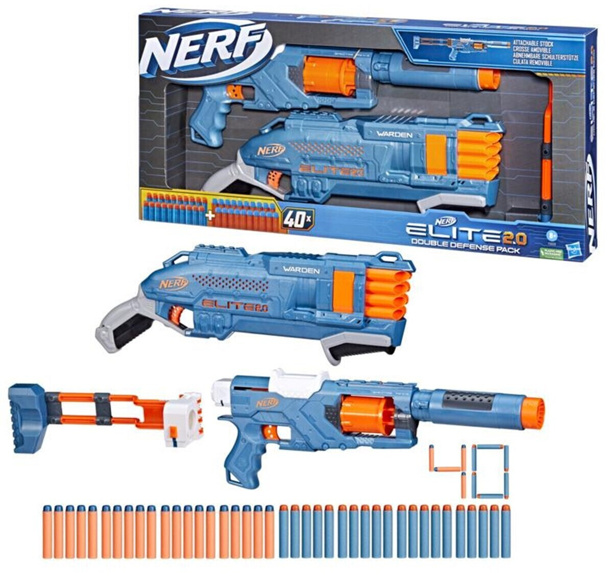 Bild von Hasbro NERF Elite 2.0 Double Defense Pakete F5033 /3 (14F5033)
