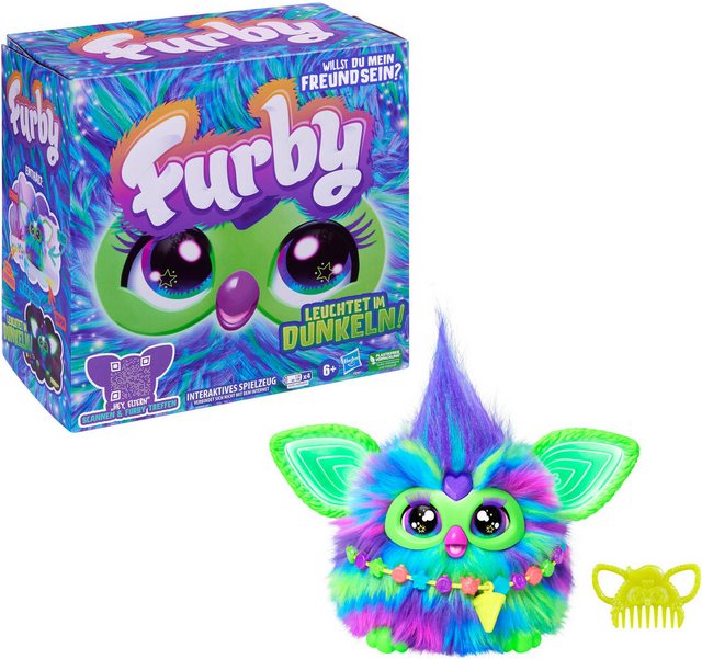 Bild von Hasbro Plüschfigur Furby Galaxy (leuchtet im Dunkeln), mit Sound