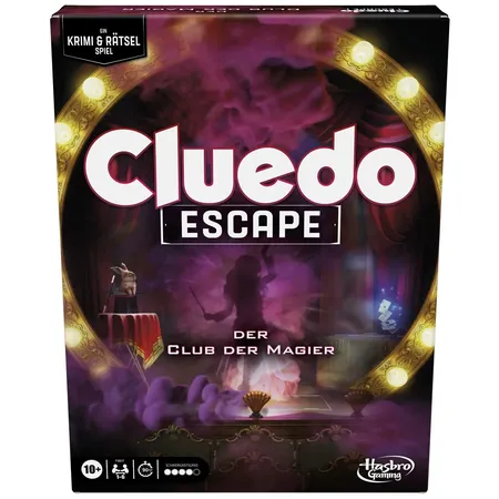 Bild von Hasbro Gesellschaftsspiel Cluedo Escape Der Club der Magier