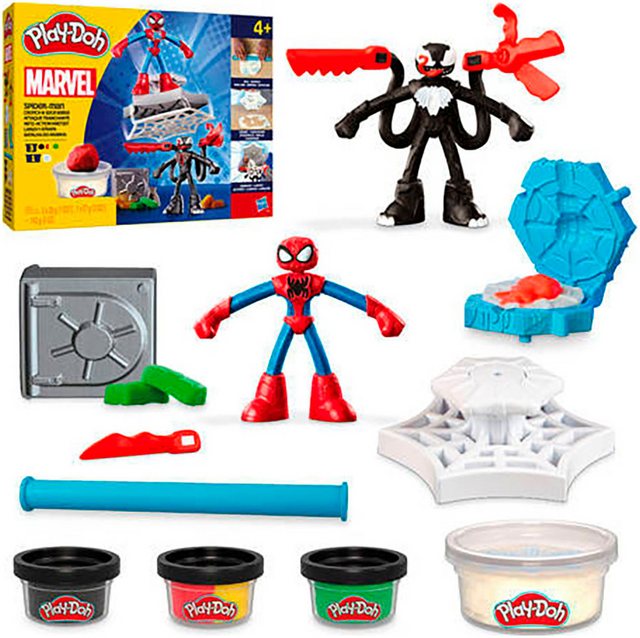 Bild von Hasbro F98275L0 - Play-Doh Marvel Spider-Man Netz-Action Knetset