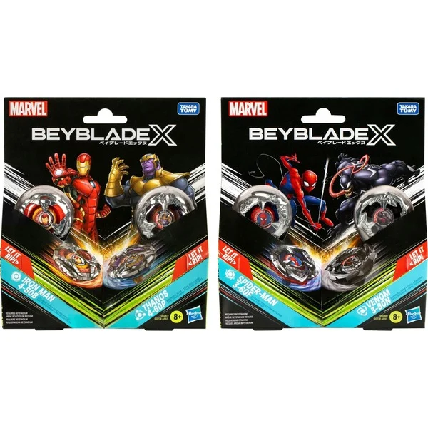 Bild von Beyblade X Marvel Collab Multipack, Geschicklichkeitsspiel