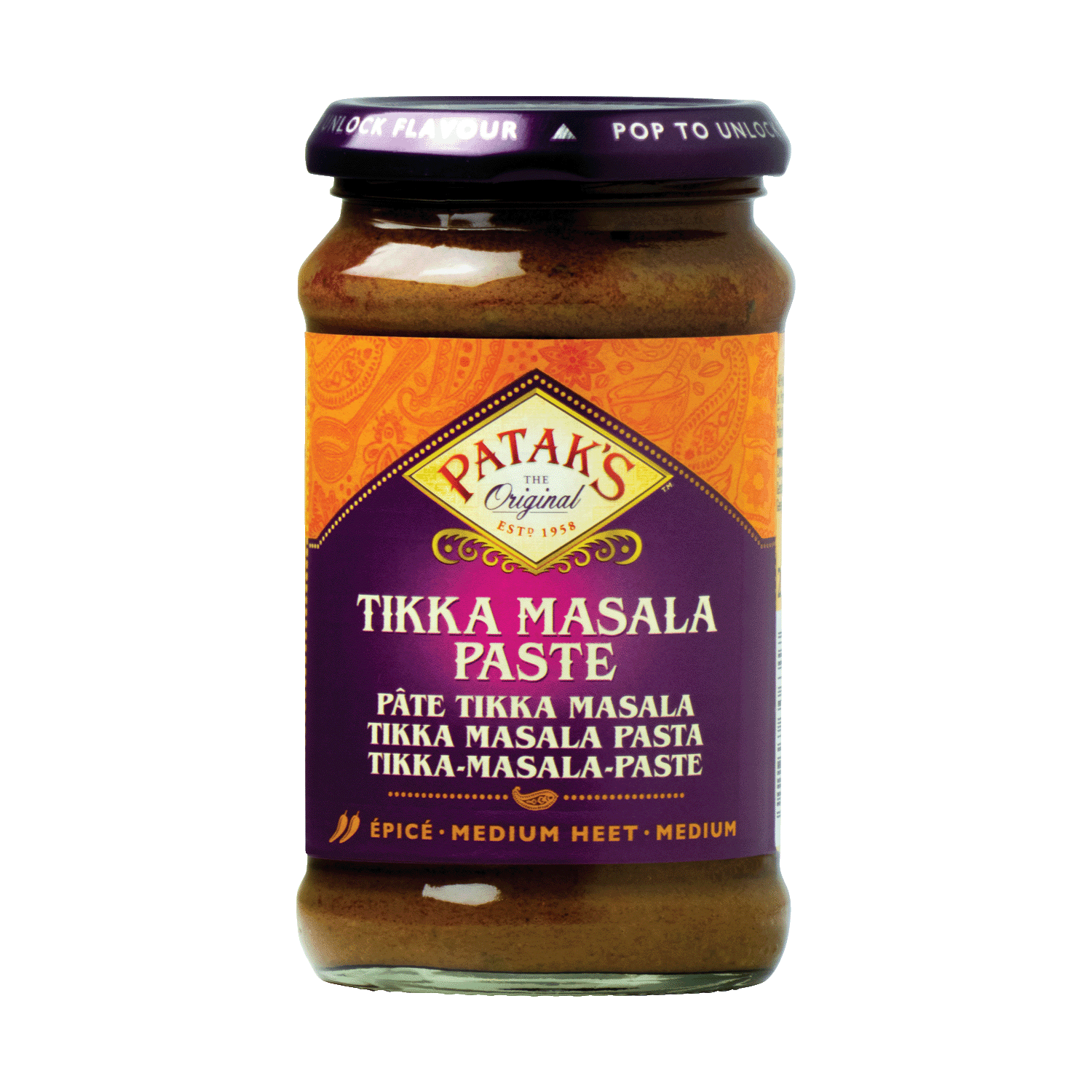 Bild von Patak's Tikka Masala Currypaste 283g