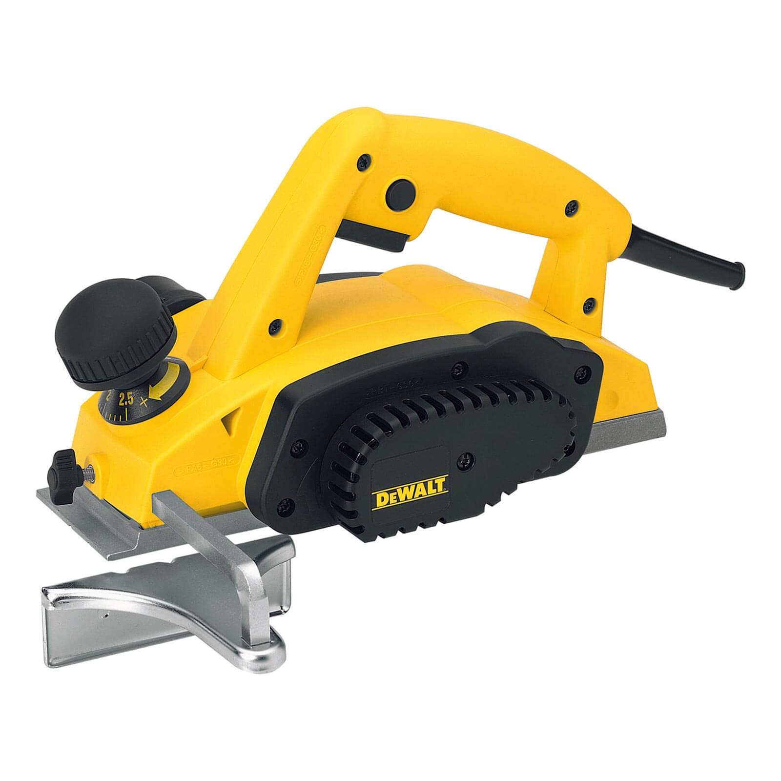 Bild von DeWALT Elektro-Hobel DW680-QS 230V / 600 Watt - Holzhobel mit 2,5mm Hobeltiefe