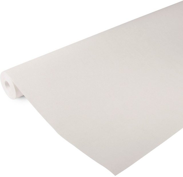 Bild von Superfresco Easy Vliestapete Superfresco Easy Vliestapete 10mx1,04m, unifarben mit Farbeinsätzen, (1 St), Superfresco Easy Vliestapete Weiss 10mx1,04m