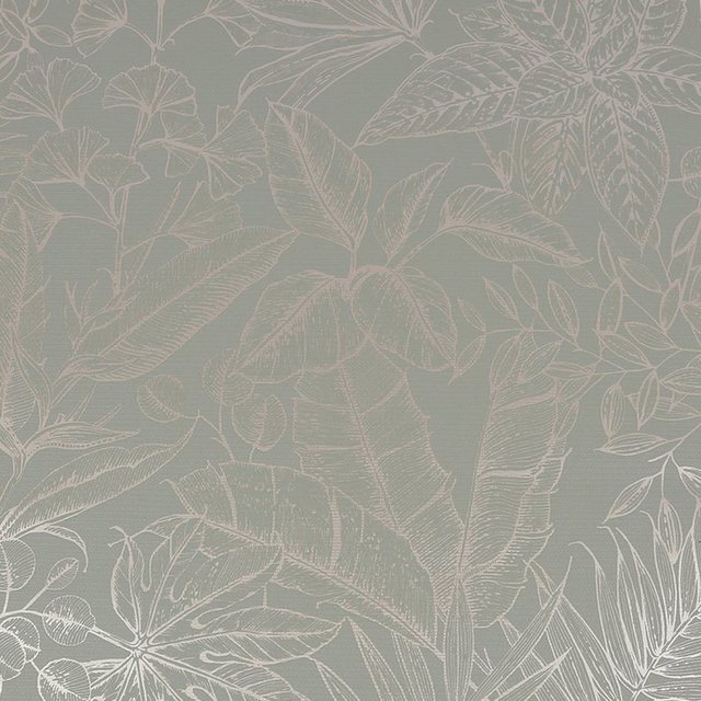Bild von Boutique Vliestapete Boutique - Vliestapete Paradise Sage - 10mx52cm, botanisch, (1 St), Boutique - Vliestapete Paradise Sage - 10mx52cm