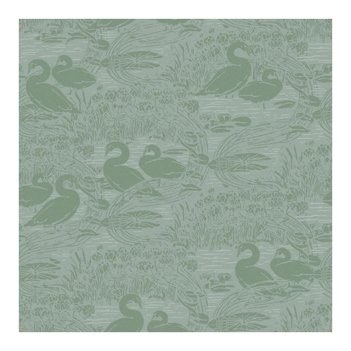 Bild von Laura Ashley Vliestapete „Swans“