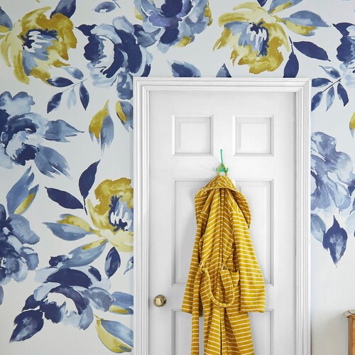 Bild von Joules Fototapete Ocean Bloom Crème Mural 300x280cm, glatt, floral, (1 St), floral